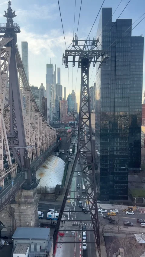 Roosevelt Island Tramway Stock Footage 245555863