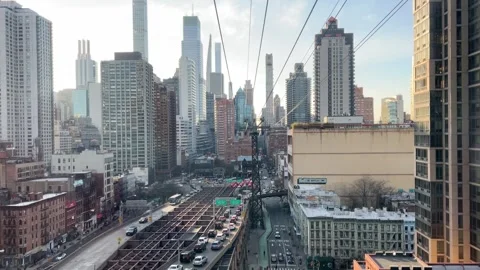 Roosevelt Island Tramway Stock Footage 245555926