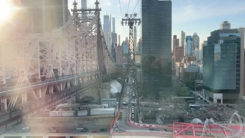 Roosevelt Island Tramway Stock Footage 245556070