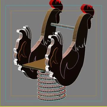 Rooster 3D Model