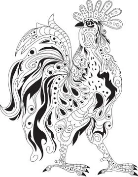 Rooster design Stock Illustration