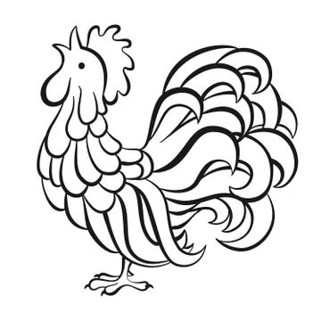 Rooster Stock Illustration