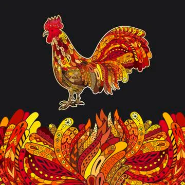 Rooster Stock Illustration