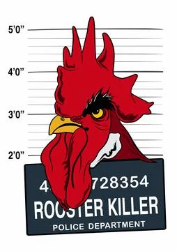 Rooster killer Stock Illustration