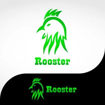 ROOSTER LOGO 3 Stock Illustration