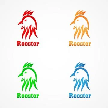 ROOSTER LOGO 6 Stock Illustration