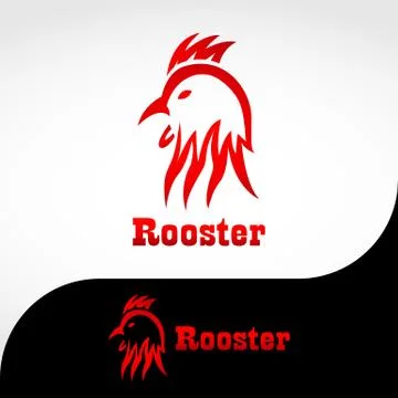 ROOSTER LOGO Stock Illustration