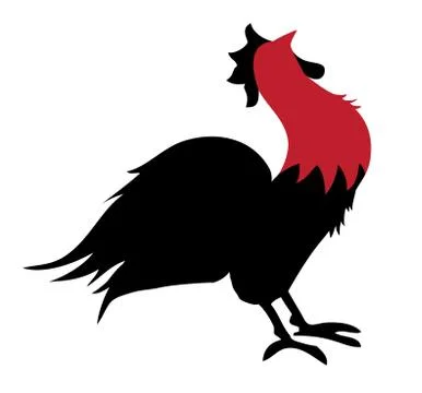 Rooster New Year Stock Illustration