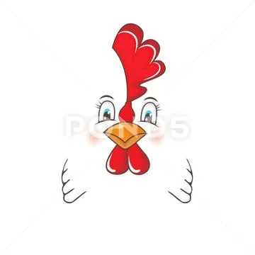 Rooster symbol of Chinese New Year 2017. Greeting card. Stock Illustration