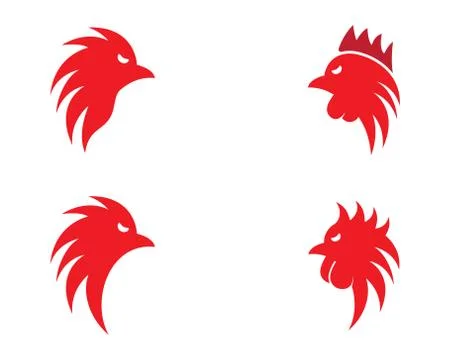 Rooster vector icon illustration design Stock Illustration