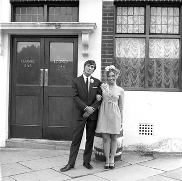 The 'Root of All Evil Play - The Long Sixpence' TV Programme. - 1969 Stock Photos