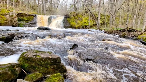 Root Beer Falls Michigan Video stock 276849250