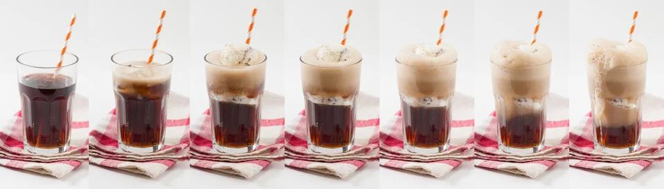 Root beer float Stock Photos