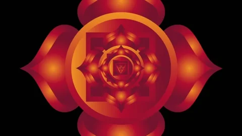 Root chakra bass blast animation Stock-Footage 142491308