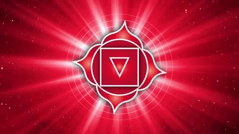 Root Chakra Healing Animation, Spiritual... | Stock Video | Pond5