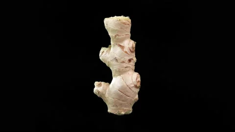 Root ginger spinning in space Stock-Footage 231943849