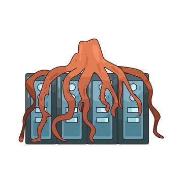 Root illustration Stock Illustration