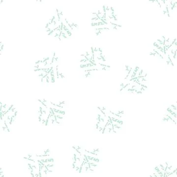 Root plant glyph seamless pattern Stock Illustration