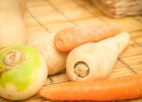 Root vegetables Foto stock
