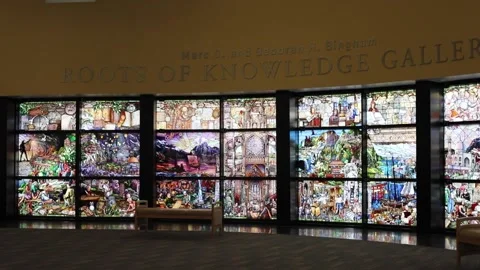 Roots of Knowledge Exhibit in Orem, Utah Stock Footage 191053351