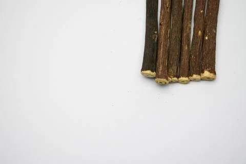 Roots of liquorice Stock Photos