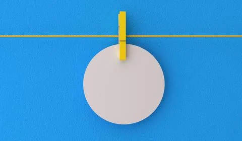 Rope and speech bubble Stock Illustration