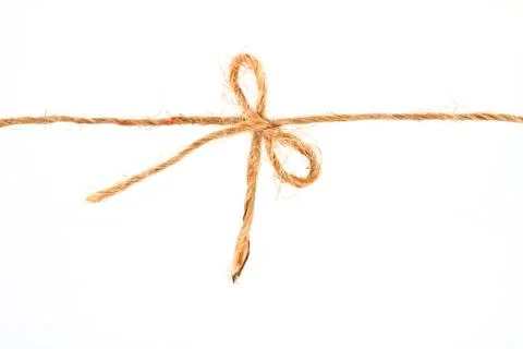Rope bag bow Foto stock
