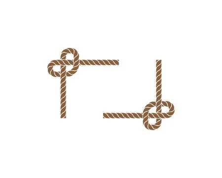 Rope border vector illustration design Stock Illustration