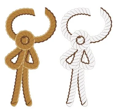 Rope Bow Stock Illustration