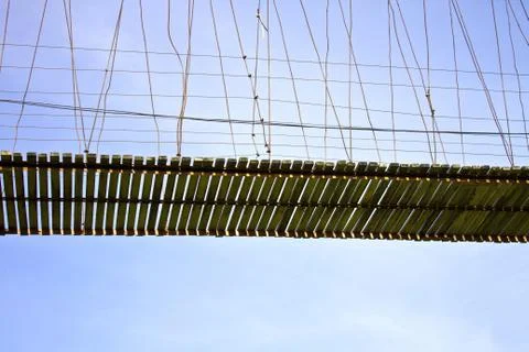 Rope bridge Stock Photos