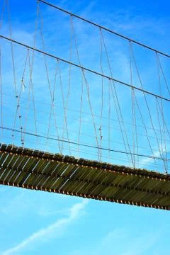 Rope bridge Stock Photos