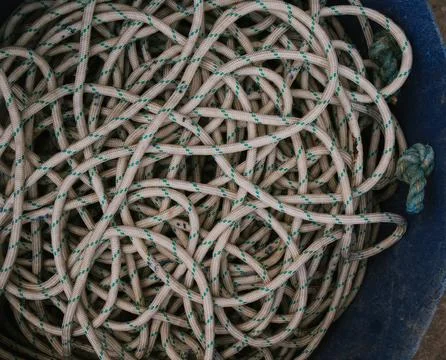 Rope in a bucket Stock Photos