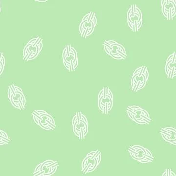 Rope chain line seamless pattern Stock Illustration