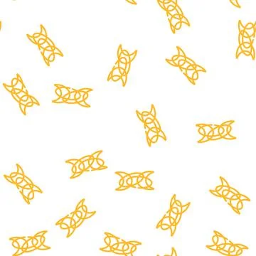 Rope chain vector seamless pattern Stock Illustration