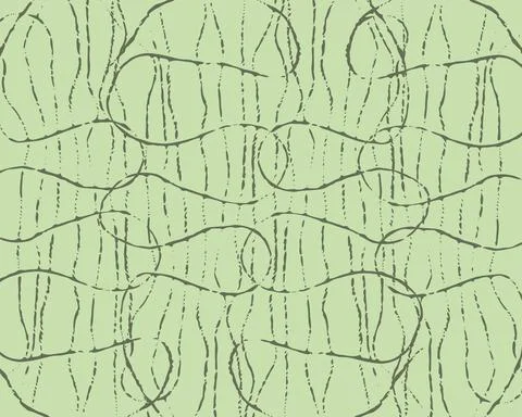 Rope chaotic lines Grid Background. Abstract cover, rustic texture banner. Earth Stock Illustration