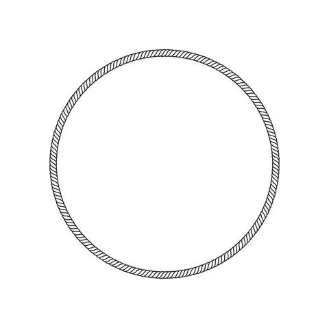 Rope circle design vector illustration Stock Illustration