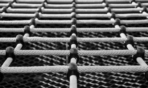 Rope climbing trellis Stock Photos