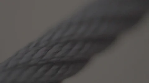 Rope close up macro Stock Footage 99880689