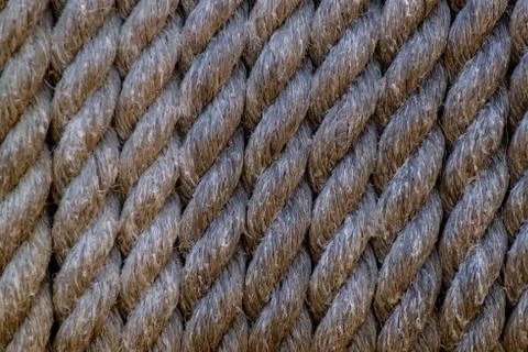 Rope - close-up. Rope background Foto stock