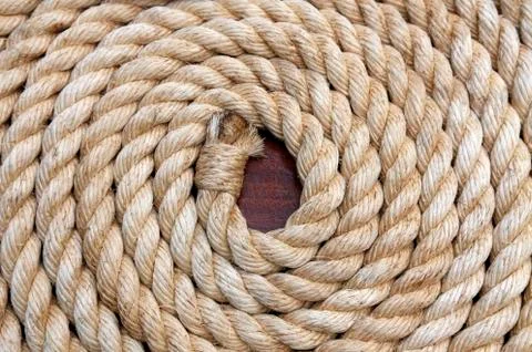 Rope coil 스톡 사진