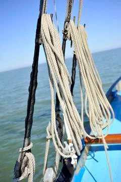 Rope coils Stock Photos