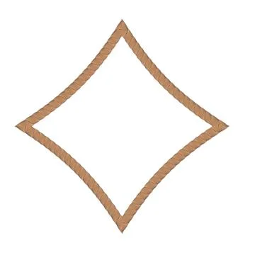 Rope Creative Ornament Illustrazione stock