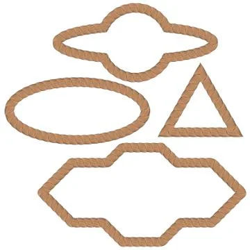Rope Creative Ornaments Illustrazione stock