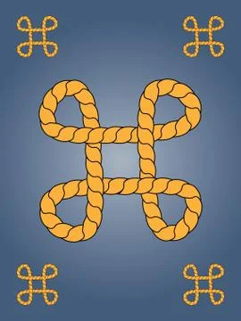 Rope design Stock Illustration
