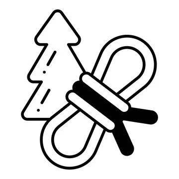 Rope Dualtone Icon Stock Illustration