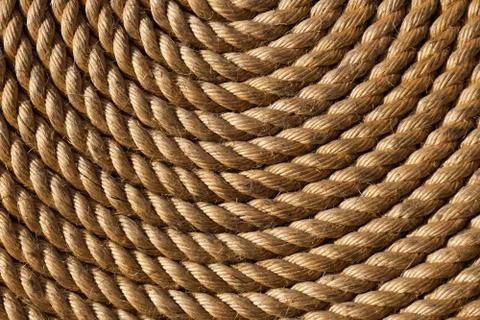 Rope folded helix Stock Photos