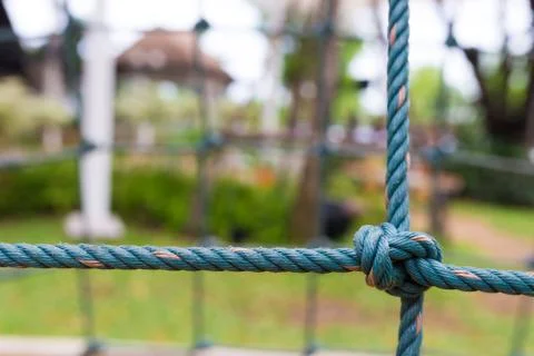 Rope frame knot corner Stock Photos