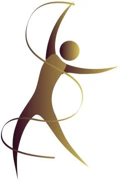 Rope gymnast Stock Illustration
