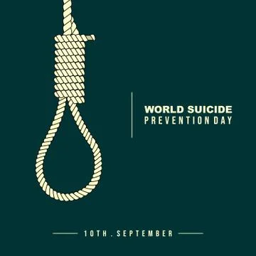 Rope for Hanged oneself Stock Illustration