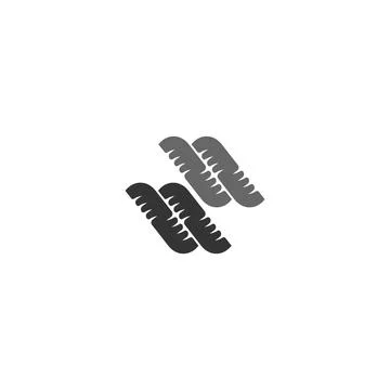 Rope icon logo design template illustration Stock Illustration